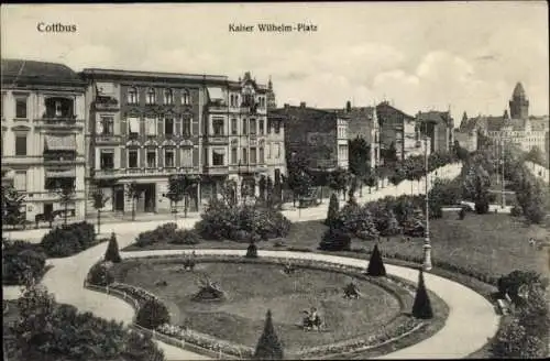 Ak Cottbus in der Niederlausitz, Kaiser Wilhelm Platz