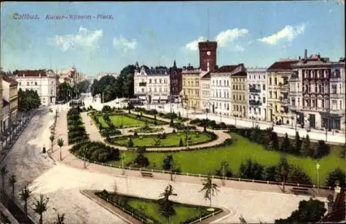 Ak Cottbus in der Niederlausitz, Kaiser Wilhelm Platz