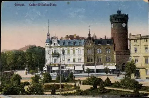 Ak Cottbus in der Niederlausitz, Kaiser Wilhelm Platz