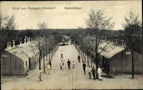 Ak Rehagen Klausdorf am Mellensee, Barackenlager