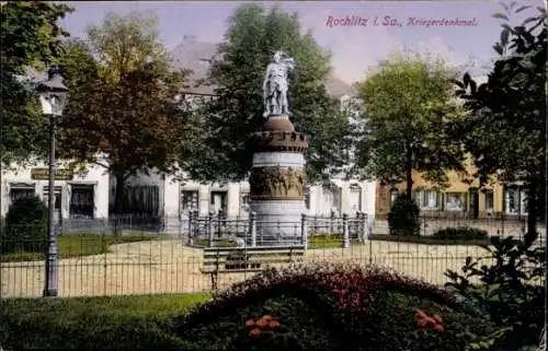 Ak Rochlitz an der Mulde Sachsen, Kriegerdenkmal