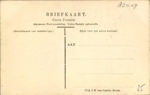 Ak Breda Nordbrabant Niederlande, Veemarktstraat, Valkenberg, Begijnenhof