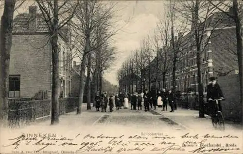 Ak Ginneken und Bavel Nordbrabant, Schoolstraat