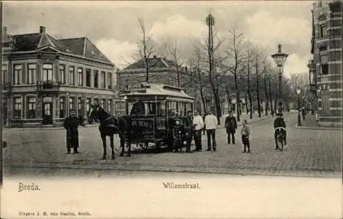 Ak Breda Nordbrabant Niederlande, Willemstraat