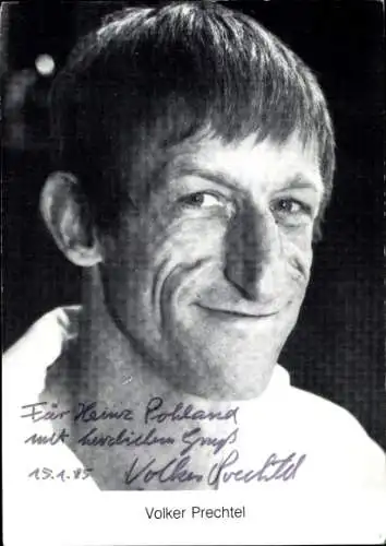 Ak Schauspieler Volker Prechtel, Portrait, Autogramm