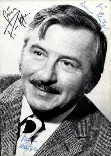 Ak Schauspieler Kurt Pratsch-Kaufmann, Portrait, Autogramm