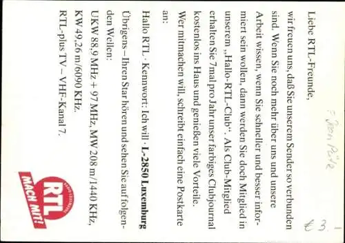 Ak Moderator Jochen Pützenbacher, Jean Pütz, Portrait, Autogramm