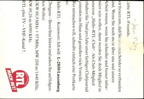 Ak Moderator Jochen Pützenbacher, Jean Pütz, Portrait, Autogramm