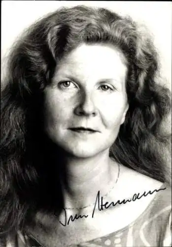 Ak Schauspielerin Irm Hermann, Portrait, Autogramm