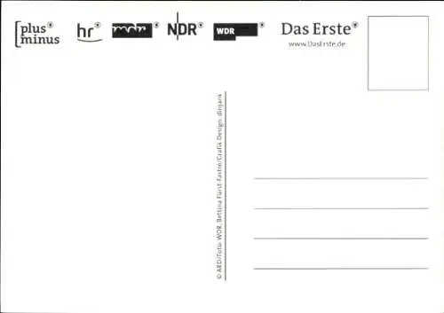 Ak Moderator Jörg Boecker, Portrait, plusminus, ARD, Autogramm