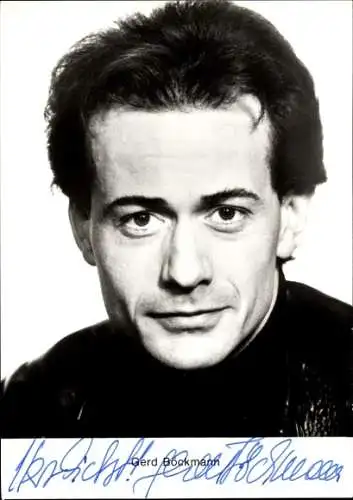 Ak Schauspieler Gerd Böckmann, Portrait, Autogramm