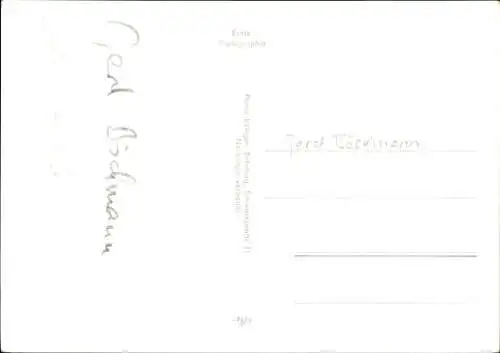 Ak Schauspieler Gerd Böckmann, Portrait, Autogramm