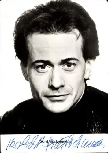 Ak Schauspieler Gerd Böckmann, Portrait, Autogramm