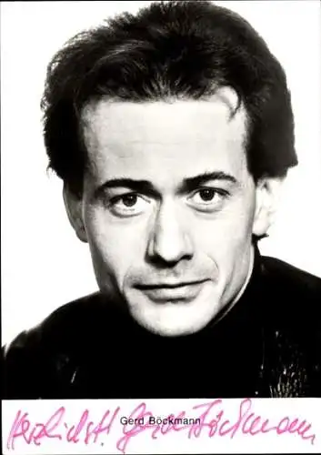 Ak Schauspieler Gerd Böckmann, Portrait, Autogramm