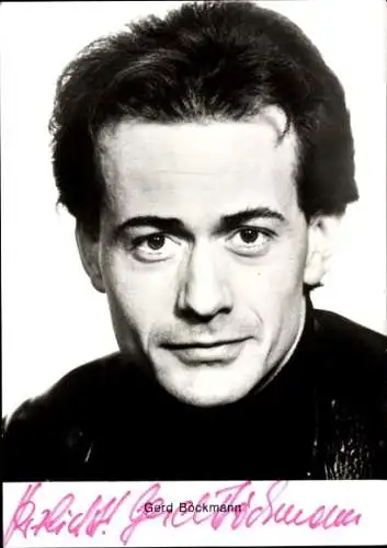 Ak Schauspieler Gerd Böckmann, Portrait, Autogramm