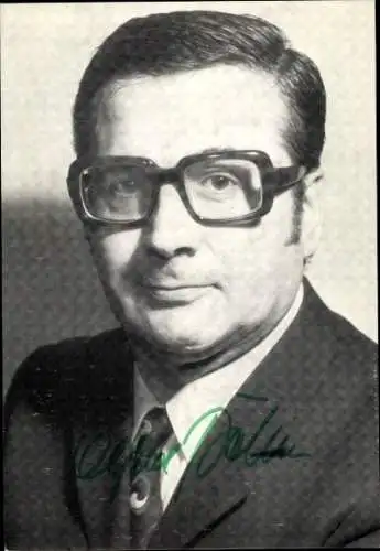 Ak Schauspieler Alfred Böhm, Portrait, Autogramm