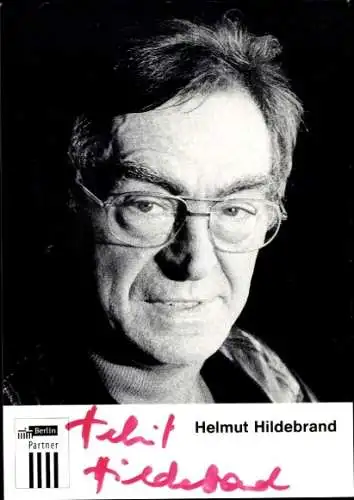 Ak Schauspieler Helmut Hildebrand, Portrait, Autogramm