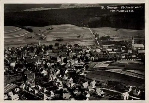 Ak Sankt Georgen im Schwarzwald, Fliegeraufnahme