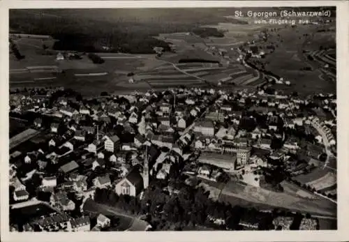 Ak Sankt Georgen im Schwarzwald, Fliegeraufnahme