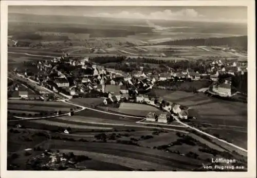 Ak Löffingen im Schwarzwald, Fliegeraufnahme