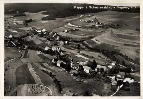 Ak Kappel Lenzkirch im Schwarzwald, Fliegeraufnahme