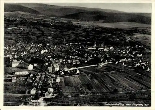 Ak Herbolzheim im Breisgau Schwarzwald, Fliegeraufnahme