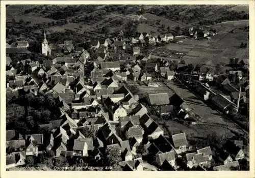 Ak Kirchbrombach Brombachtal Odenwald, Fliegeraufnahme