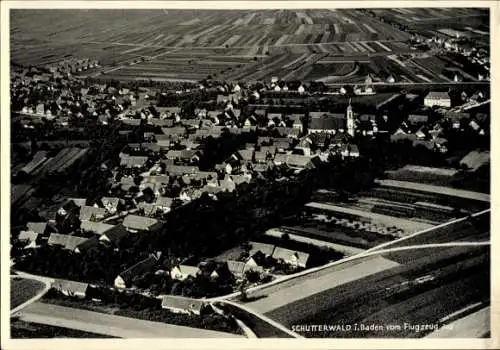 Ak Schutterwald in Baden Württemberg, Fliegeraufnahme