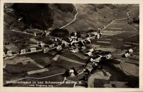 Ak Menzenschwand St. Blasien im Schwarzwald, Fliegeraufnahme