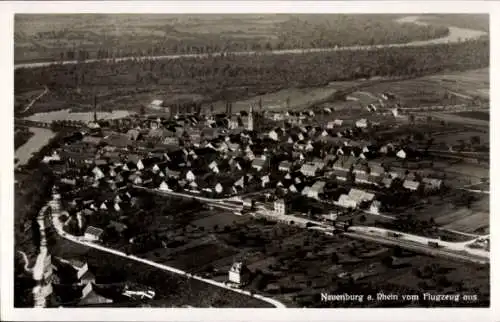 Ak Neuenburg am Rhein Baden, Fliegeraufnahme