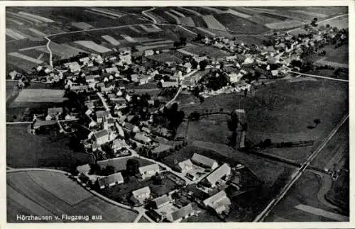 Ak Hörzhausen Schrobenhausen in Oberbayern, Fliegeraufnahme