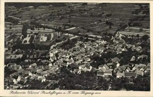 Ak Bischoffingen Vogtsburg im Kaiserstuhl, Fliegeraufnahme