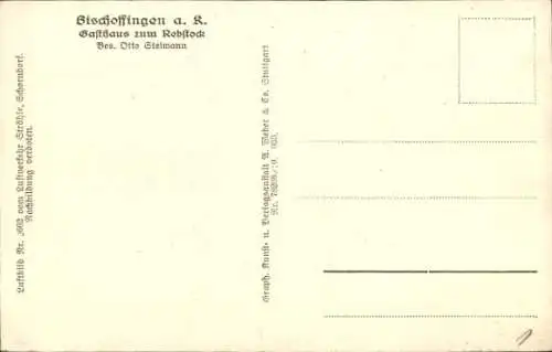 Ak Bischoffingen Vogtsburg im Kaiserstuhl, Fliegeraufnahme