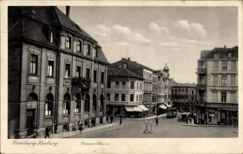 Ak Hamburg Harburg, Bremer Straße, Straßenbahn