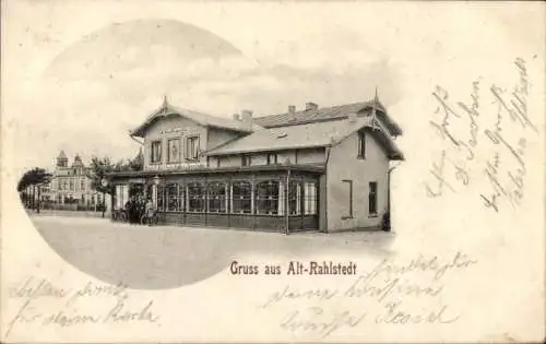 Ak Hamburg Wandsbek Rahlstedt Altrahlstedt, Bahnhofshotel