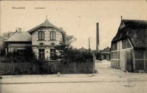 Ak Schenefeld in Schleswig Holstein, Blick auf die Leimfabrik