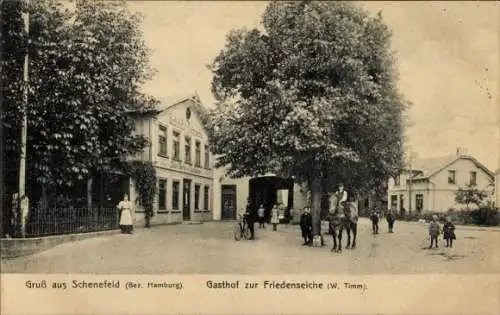 Ak Schenefeld in Schleswig Holstein, Gasthof zur Friedenseiche, Bes. W. Timm