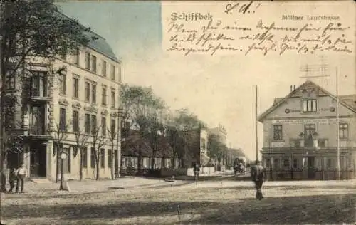 Ak Hamburg Mitte Billstedt Schiffbek, Möllner Landstraße