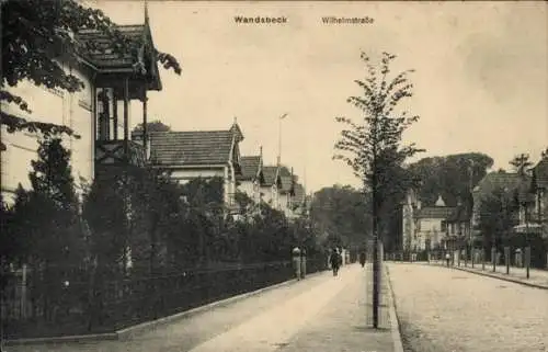 Ak Hamburg Wandsbek, Wilhelmstraße