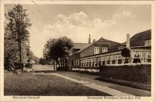 Ak Hamburg Wandsbek Wohldorf Ohlstedt, Restaurant Wohldorf Ohlstedter Hof