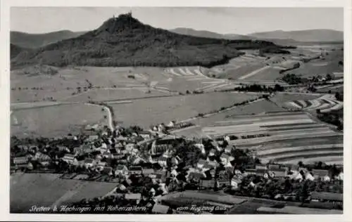 Ak Stetten Hechingen in Baden Württemberg, Fliegeraufnahme