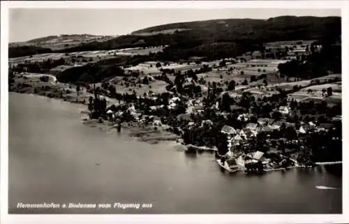 Ak Hemmenhofen Gaienhofen am Bodensee, Fliegeraufnahme