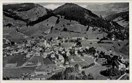 Ak Oberstaufen im Allgäu, Fliegeraufnahme