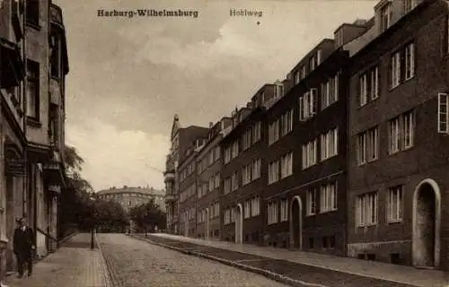 Ak Hamburg Harburg Wilhelmsburg, Hohlweg