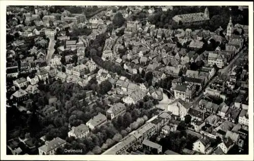 Ak Detmold am Teutoburger Wald, Fliegeraufnahme