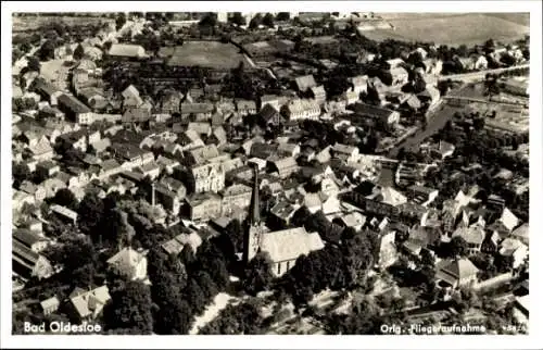 Ak Bad Oldesloe in Holstein, Fliegeraufnahme