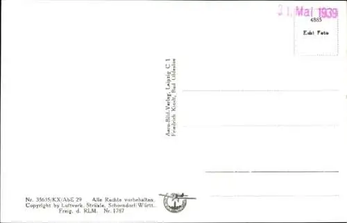 Ak Bad Oldesloe in Holstein, Fliegeraufnahme