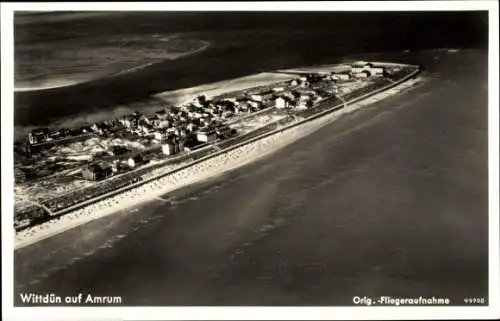 Ak Wittdün auf Amrum Nordfriesland, Fliegeraufnahme