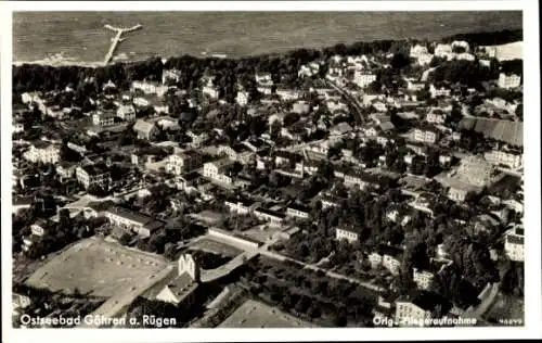 Ak Ostseebad Göhren auf Rügen, Fliegeraufnahme