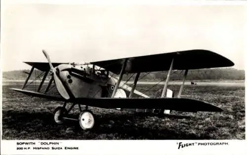 Ak Britisches Militärflugzeug, Jagdflugzeug Dolphin